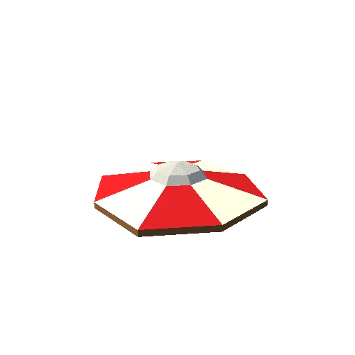 Shield Round Red